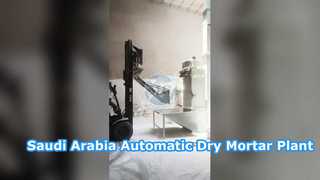 Impianto di miscelazione malta secca completamente automatica MG Arabia Saudita da 15-20 T/H
