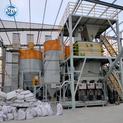 Impianto di miscelazione asciutto del mortaio di alta efficienza linea di produzione della polvere del mastice di 90 chilowatt