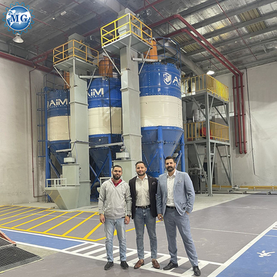 Controllo PLC completamente automatico impianto di miscelazione secca di sabbia secca di cemento in polvere di malta