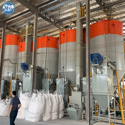 Fabbrica diretta 10-30T/H linea di produzione automatica di malta secca