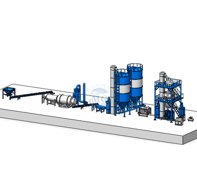 Fabbrica diretta 10-30T/H linea di produzione automatica di malta secca