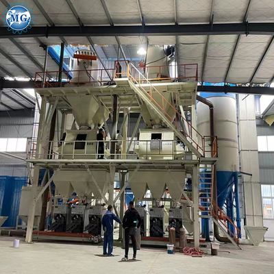 10-30T/H Linea di produzione automatica di malta secca