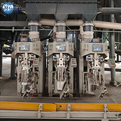 Intelligente PLC 10-30T/H Miscelatore a doppio albero Impianto di miscelazione secca Linea di produzione di adesivi per piastrelle ceramiche a malta secca