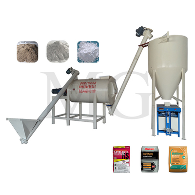 Putty per parete Skim Coat Sand Cement Mixer Ceramica Piastrelle Adesivo Making Machine Low Investment Dry Powder Mortar Linea di produzione