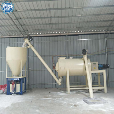Putty per parete Skim Coat Sand Cement Mixer Ceramica Piastrelle Adesivo Making Machine Low Investment Dry Powder Mortar Linea di produzione