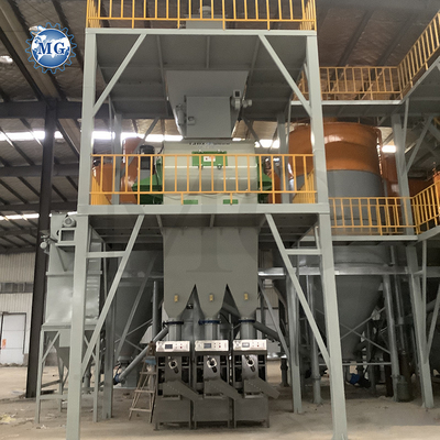 Macchina di miscelazione di malta a polvere secca completamente automatica per la costruzione di piante per la fabbricazione di adesivi per piastrelle ceramiche