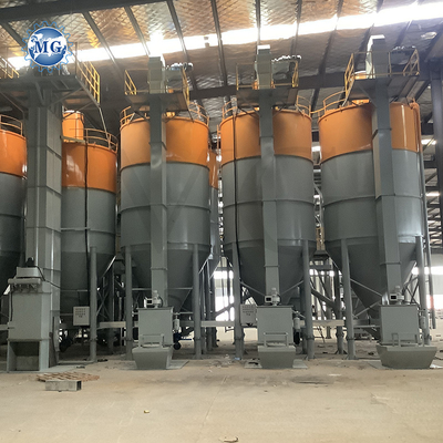 Macchina di miscelazione di malta a polvere secca completamente automatica per la costruzione di piante per la fabbricazione di adesivi per piastrelle ceramiche