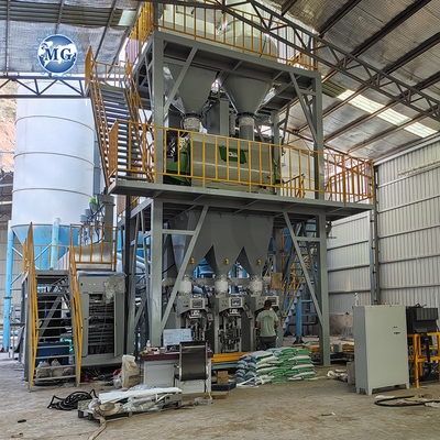 Miscela secca polvere malta impianto di miscelazione di parete sabbia di macchia macchina di miscelazione di cemento piastrelle ceramiche adesivo linea di produzione