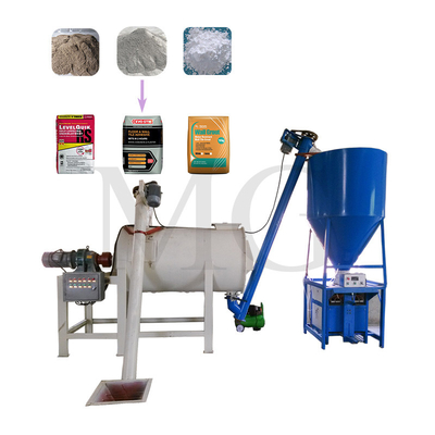 Impianto di miscelazione di mortaio a polvere secca ad alta efficienza Parete di sabbia di macchia attrezzatura di miscelazione di cemento piastrelle ceramiche macchina di produzione di adesivi