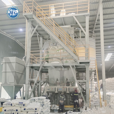Intelligente PLC 10-30 T/H Dry Mix Powder Mortar Plant Parete Molla di sabbia in maschera Miscelatore di cemento Piastrelle di ceramica Adesivo