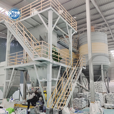 Intelligente PLC 10-30 T/H Dry Mix Powder Mortar Plant Parete Molla di sabbia in maschera Miscelatore di cemento Piastrelle di ceramica Adesivo