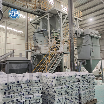 Intelligente PLC 10-30 T/H Dry Mix Powder Mortar Plant Parete Molla di sabbia in maschera Miscelatore di cemento Piastrelle di ceramica Adesivo