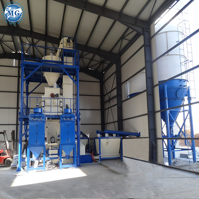 Macchina di miscelazione di mortaio a polvere di tipo torre automatica per la miscelazione di polvere a secco per la miscelazione di sabbia di cemento per la miscelazione di piastrelle di cemento per la produzione di colla adesiva