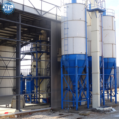 Macchina di miscelazione di mortaio a polvere di tipo torre automatica per la miscelazione di polvere a secco per la miscelazione di sabbia di cemento per la miscelazione di piastrelle di cemento per la produzione di colla adesiva