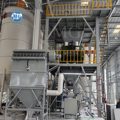 Controllo PLC Miscela secca polvere malta miscelatrice macchina di parete sabbia di macchia attrezzatura di miscelazione di cemento piastrelle di ceramica adesivo linea di produzione
