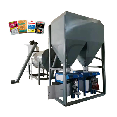 Voltage Personalizzato Dry Mix Powder Mortar Mixing Plant Parete Putty Skim Coat Sand Cement Mixer Tile Adhesive Glue Grout Making Machine
