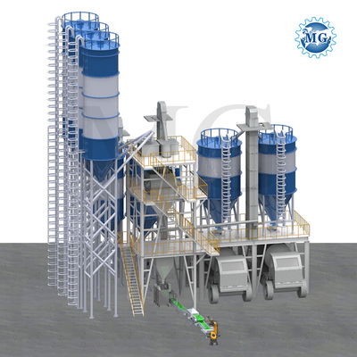 Colla asciutta economizzatrice d'energia 30T/H delle mattonelle del cappotto della schiuma del mastice della parete dell'impastatrice del mortaio