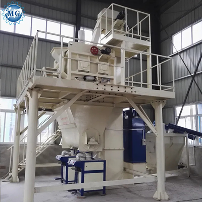 Controllo PLC impianto di miscelazione semiautomatico a secco polvere malta impianto di miscelazione di parete sabbia di macchia cemento miscelatore di gesso piastrelle di ceramica adesivo macchina di produzione di colla