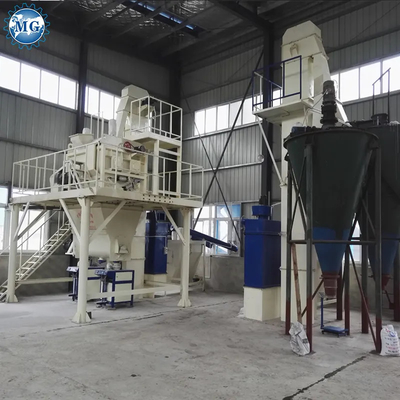 Controllo PLC impianto di miscelazione semiautomatico a secco polvere malta impianto di miscelazione di parete sabbia di macchia cemento miscelatore di gesso piastrelle di ceramica adesivo macchina di produzione di colla