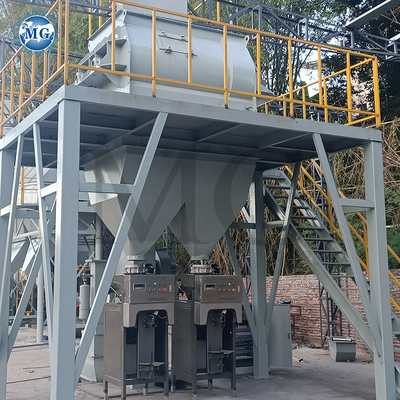 Controllo PLC impianto di miscelazione semiautomatico a secco polvere malta impianto di miscelazione di parete sabbia di macchia cemento miscelatore di gesso piastrelle di ceramica adesivo macchina di produzione di colla