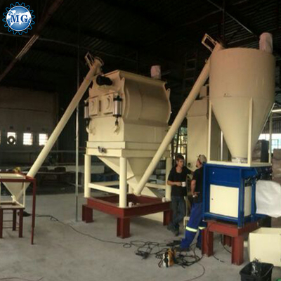 4-5 T/H 35 KW Miscelatore di polvere di miscela secca di malta Macchina di miscelazione di sabbia di seta a parete attrezzatura di miscelazione di cemento piastrelle Impianto di produzione di colla adesiva