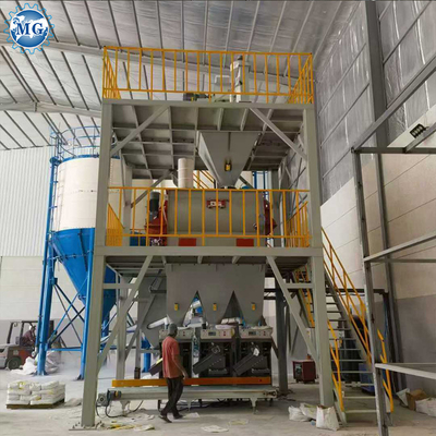 Automatico 10-20TPH Dry Mortar Plant Sand Cement Mixer Machine adesiva per piastrelle