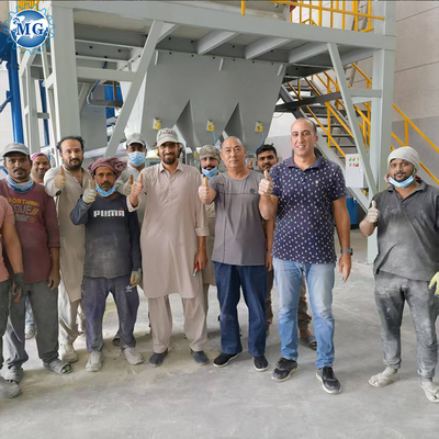 Automatico 10-20TPH Dry Mortar Plant Sand Cement Mixer Machine adesiva per piastrelle