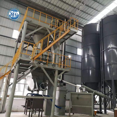 10-30tph Voltage Personalizzata Dry Mix Powder Mortar Production Line Wall Putty Plaster Skim Coat Mixer Tile Adhesive Glue Grout Making Machine