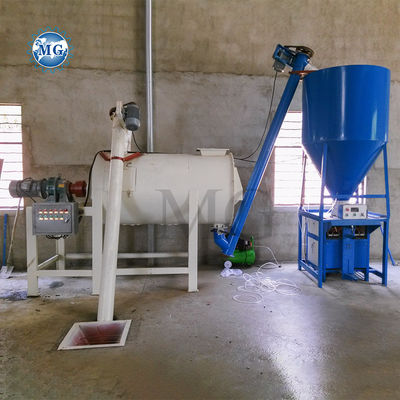 1-3 T / lotto Sprial Ribbon Mixer Blender Machine Mural Putty Plaster Skim Coat Sand Cement Tile Adhesive Grout Dry Mortar Mixing Plant