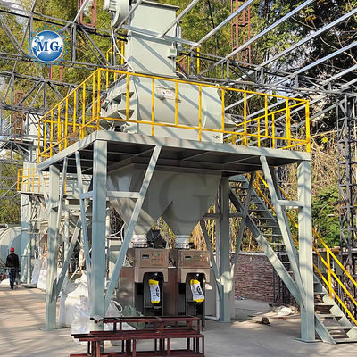 6000*6000*6000mm Facile installazione Impianto di miscelazione di malta secca Parete Stucco di gesso Skim Coat Sand Cement Mixer Tile Adhesive Glue Grout Making Machine