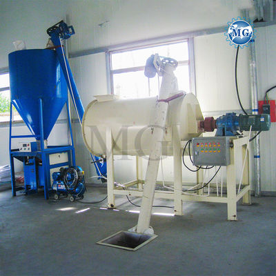 1-3 T / lotto Sprial Ribbon Mixer Blender Machine Mural Putty Plaster Skim Coat Sand Cement Tile Adhesive Grout Dry Mortar Mixing Plant