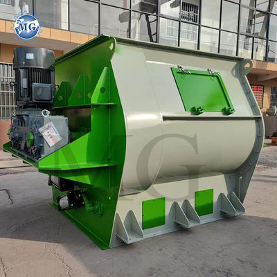 Velocità di miscelazione elevata Double Twin Shaft Agravic Paddle Mixer Mixer Machine Wall Putty Plaster Skim Coat Tile Adhesive Grout Dry Mortar Mixer Plant