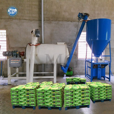 Pianta di miscelazione di malta secca di 1-5 t/h Pianta per la fabbricazione di adesivi per la produzione di colla
