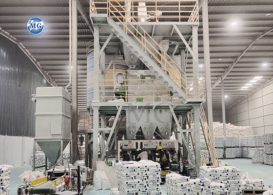 Long Life Automatic Dry Mix Powder Mortar Mixing Plant Mural Putty Skim Coat Tile Adhesive Making Machine (Motore automatico di miscelazione a secco a lunga durata)