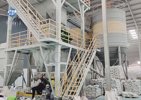 Long Life Automatic Dry Mix Powder Mortar Mixing Plant Mural Putty Skim Coat Tile Adhesive Making Machine (Motore automatico di miscelazione a secco a lunga durata)