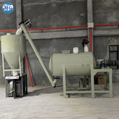 Linea asciutta semplice di produzione vegetale della miscela del mortaio con il certificato 380V 6000*3000*3200mm del CE