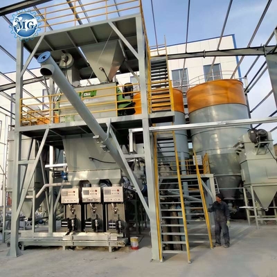 macchina asciutta di produzione del mortaio della polvere 380V con 10-15t/H ed il mescolatore di paletta dell'Gemello-asse