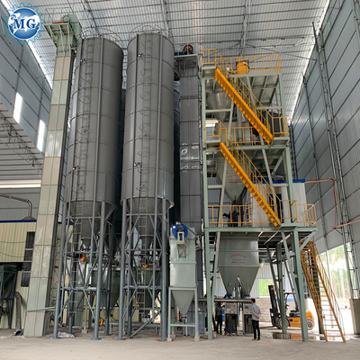 Linea di produzione mescolantesi del mortaio asciutto automatico della premiscela macchina del raccoglitore della malta liquida della piastrella di ceramica