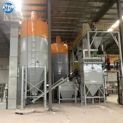 macchina asciutta economizzatrice d'energia 50t del mortaio 120kw/cappotto della schiuma del gesso del mastice della parete pianta di H