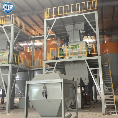 Macchina adesiva per piastrelle da 80-120 kW per progetti di materiali da costruzione con capacità di miscelazione da 10 a 30 T/h