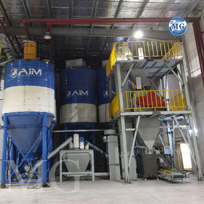 Linea di produzione di malta in polvere di miscela secca di vari prodotti Macchina per la produzione di adesivi per piastrelle di ceramica del miscelatore di cemento della sabbia del mastice della parete