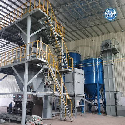 Dosificazione ad alta velocità Miscela a secco Polvere Mortaio Miscelazione macchina Mural Putty Sand Cement Mixer Ceramica Piastrelle Colla Adesiva fabbrica