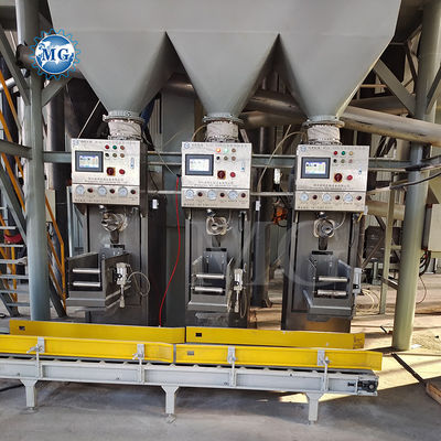 Linea di produzione di malta secca per imballaggio e pallettizzazione rapida, macchina per miscelazione di intonaco di gesso, impianto di produzione di adesivi per piastrelle