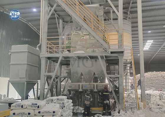 15-50 kg/sacco Automatic Dry Mix Powder Mortar Mixer Machine Wall Putty Skim Coat Tile Adhesive Production Line