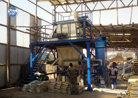 100-440v Voltaggio Personalizzato Dry Mix Powder Mortar Plant Parete Stucco Gesso Gips Mixer Ceramica Piastrelle Adesivo Machine Making