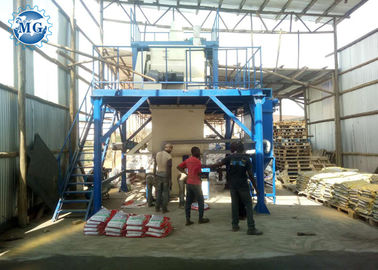 220 - linea di produzione del mortaio della miscela asciutta di tensione 440v linea di produzione adesiva della piastrella di ceramica