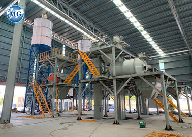 Di alta efficienza risparmi energetici a secco automatico 8m * 6m * 9m della macchina dell'impastatrice di malta in pieno