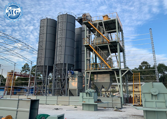 La calce del cemento 30T/H spolverizza la linea di produzione asciutta del mortaio