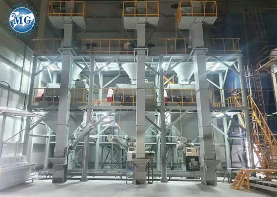 Pianta asciutta automatica piena del mortaio per la fabbricazione della malta liquida dell'adesivo delle mattonelle e delle mattonelle