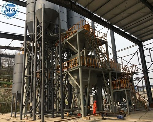 Mortaio adesivo delle mattonelle di materiale da costruzione che rende a macchina la linea di produzione asciutta del mortaio